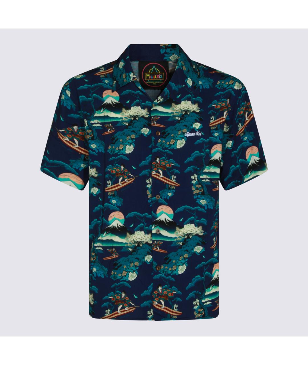 Maunakea Синяя кэжуал рубашка, фото 5