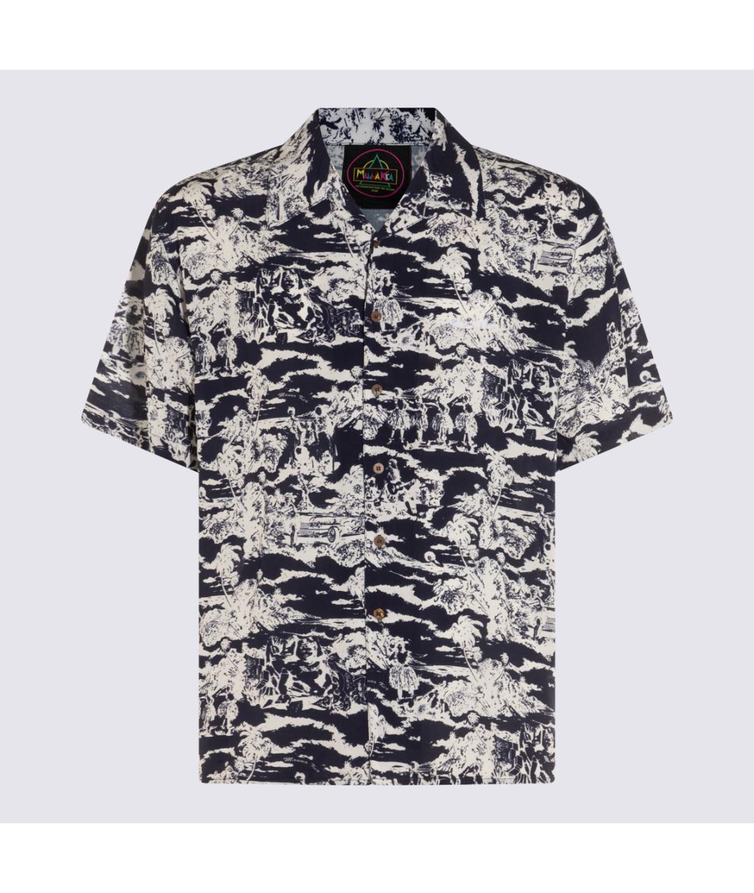 Maunakea Синяя кэжуал рубашка, фото 3