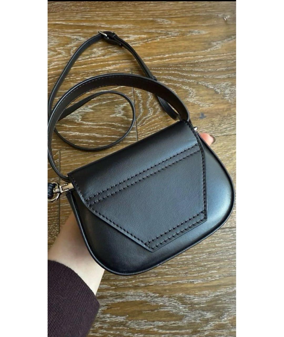 DIESEL Черная сумка с короткими ручками из искусственной кожи, фото 3