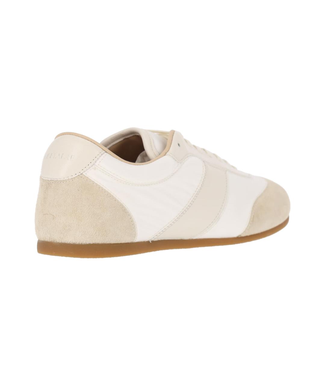 LEMAIRE Бежевые текстильные кеды, фото 4