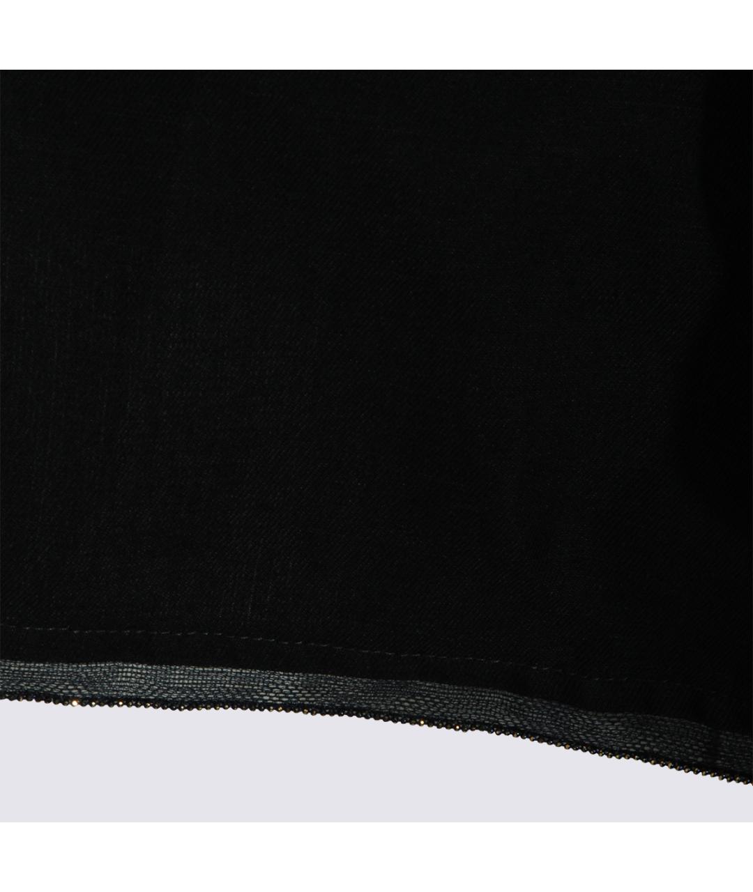 FABIANA FILIPPI Синее вискозное коктейльное платье, фото 4