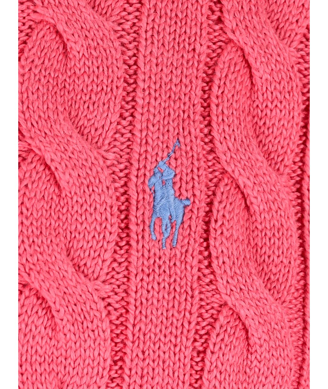 POLO RALPH LAUREN Красный хлопковый джемпер / свитер, фото 3