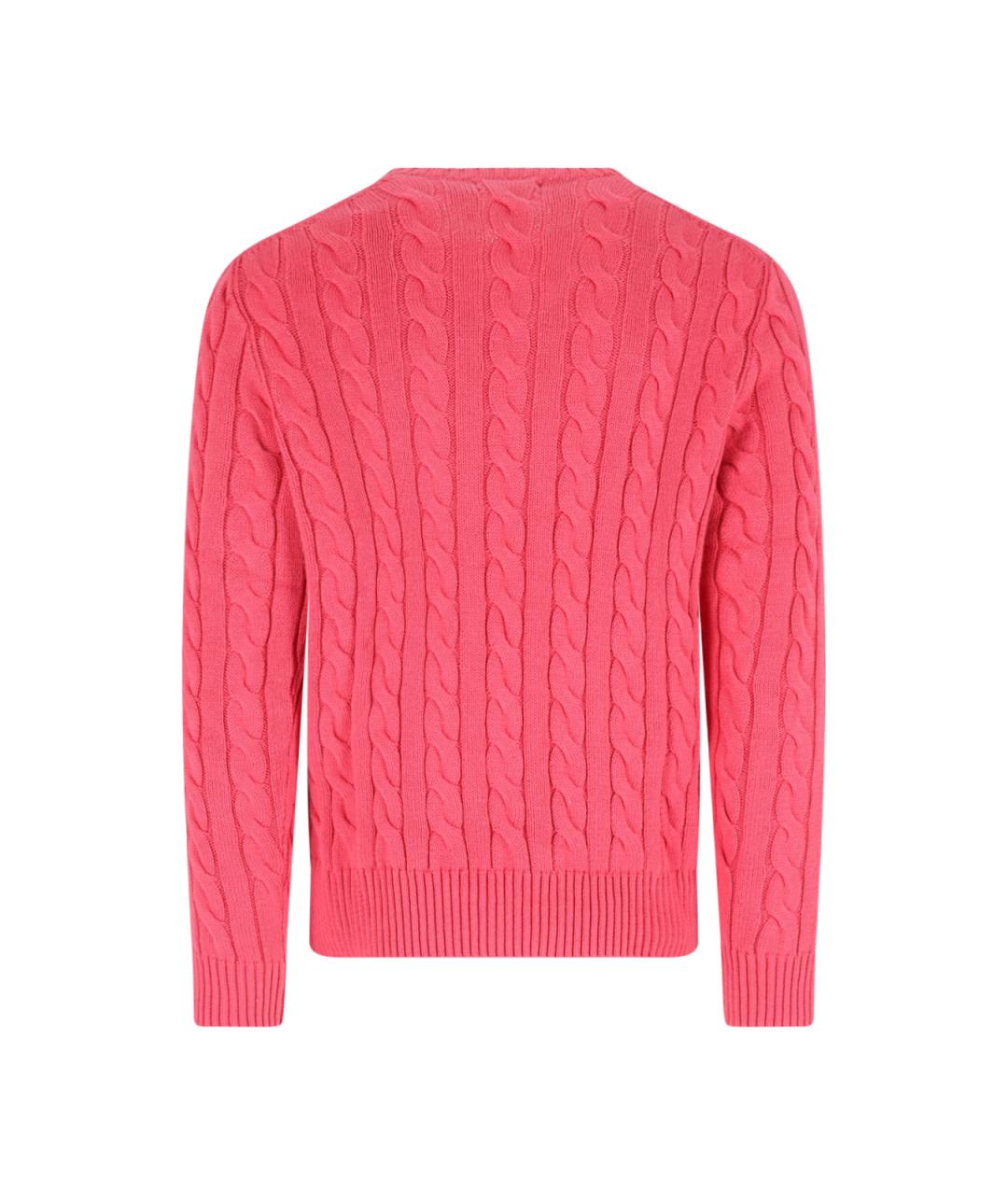 POLO RALPH LAUREN Красный хлопковый джемпер / свитер, фото 2