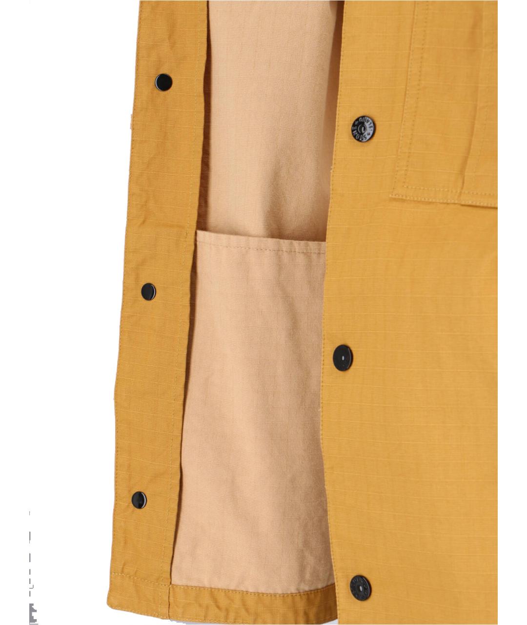 STONE ISLAND Оранжевая хлопковая куртка, фото 5