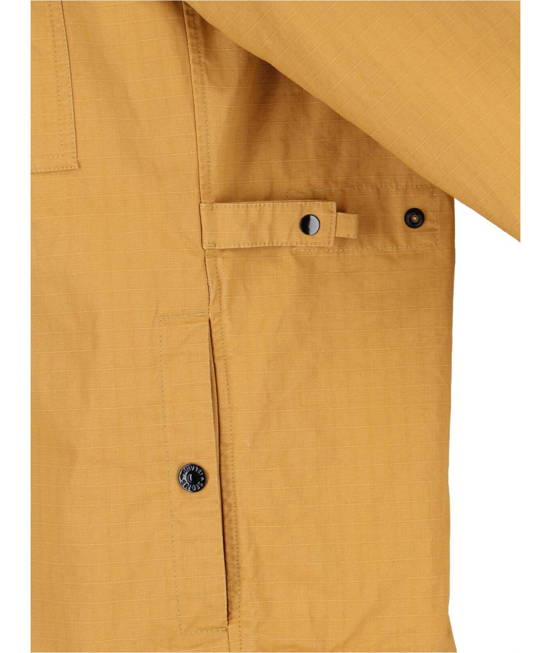 STONE ISLAND Оранжевая хлопковая куртка, фото 4