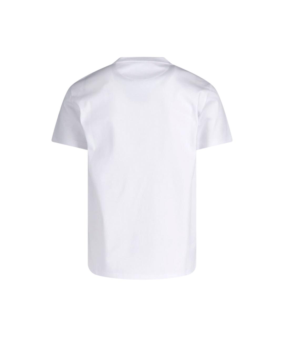 FENDI Белая хлопковая футболка, фото 2
