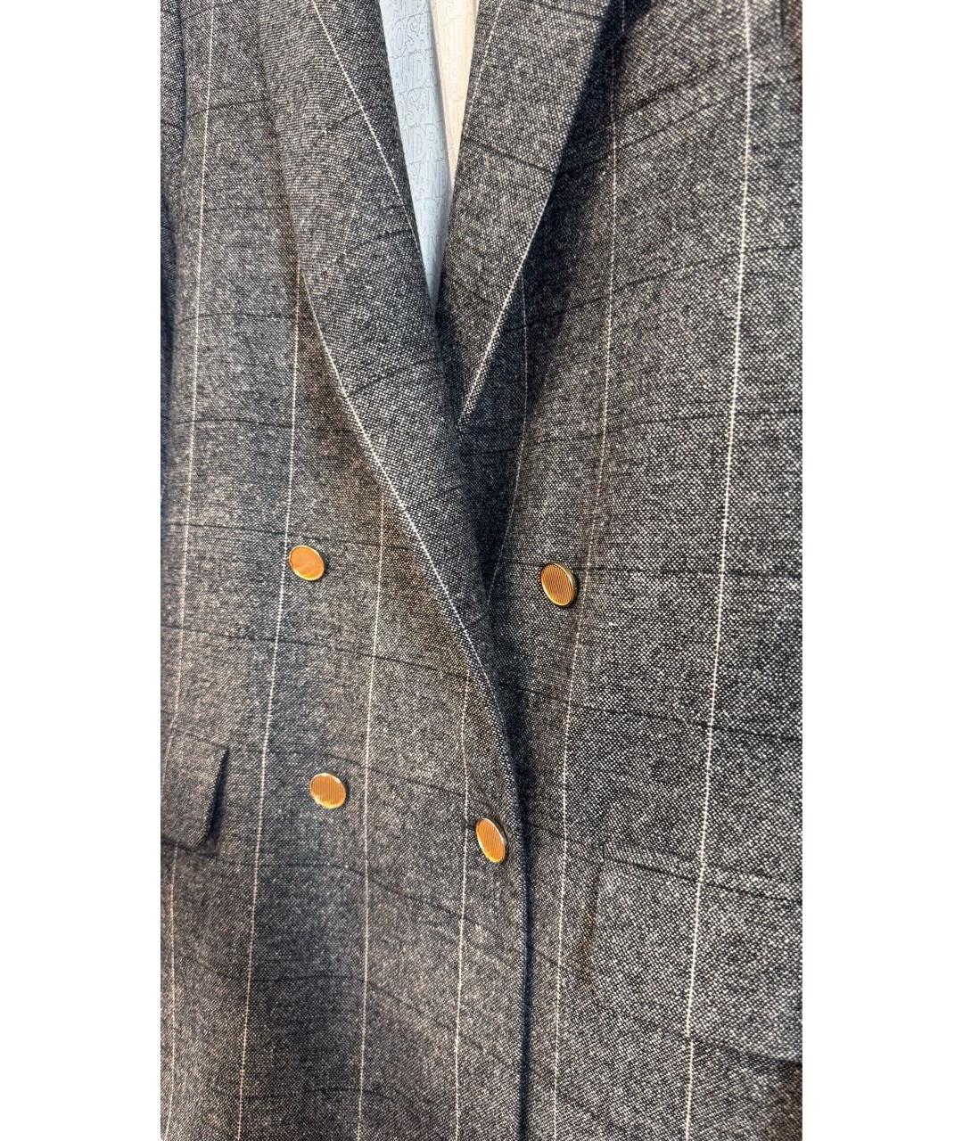 SANDRO Серый жакет/пиджак, фото 6