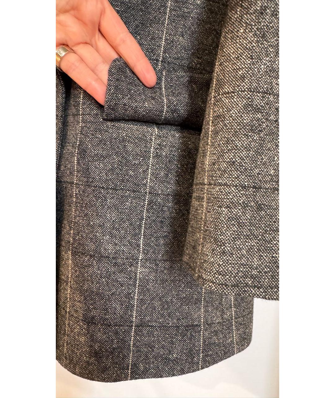 SANDRO Серый жакет/пиджак, фото 8