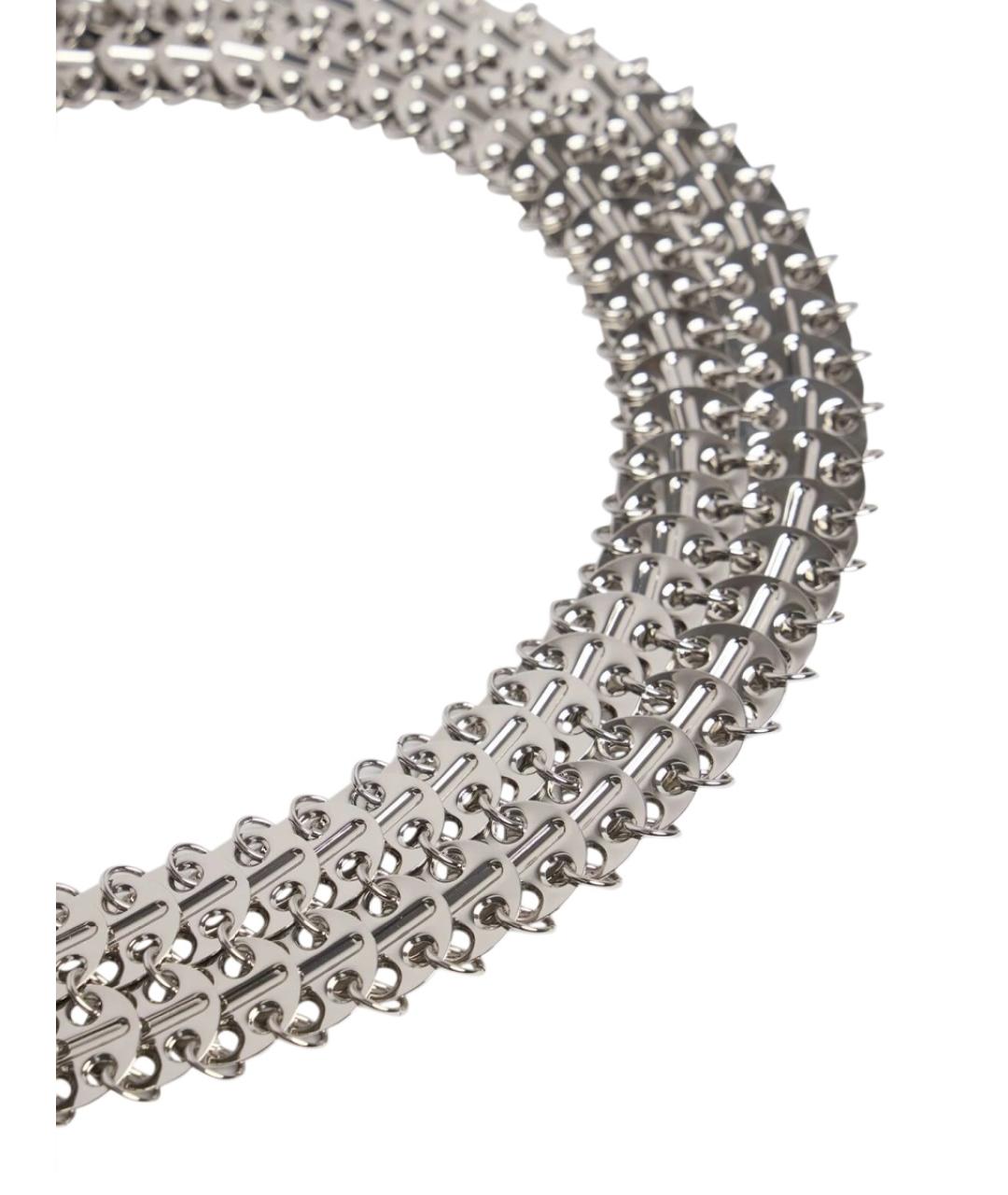 PACO RABANNE Серебрянный ремень, фото 4