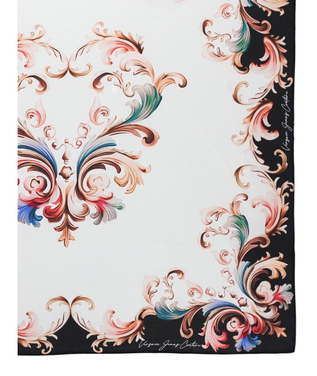 VERSACE JEANS COUTURE Мульти шелковый платок, фото 2
