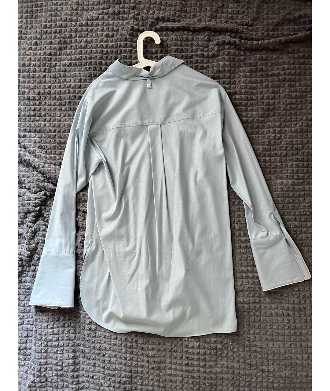 LORENA ANTONIAZZI Голубая шерстяная рубашка, фото 2