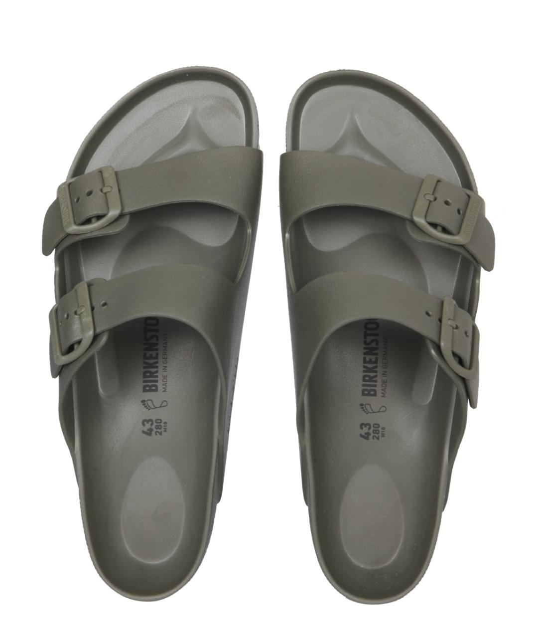 BIRKENSTOCK Хаки резиновые сандалии, фото 2