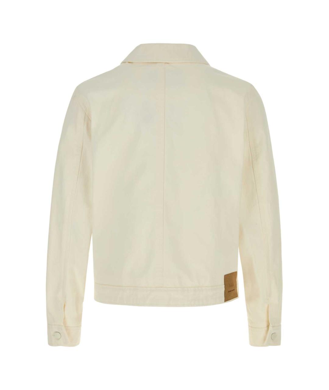 Ami Paris Бежевая хлопковая куртка, фото 2