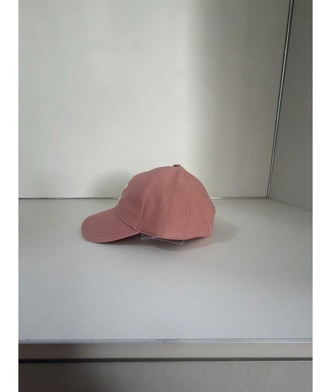 CELINE Розовая хлопковая кепка, фото 3