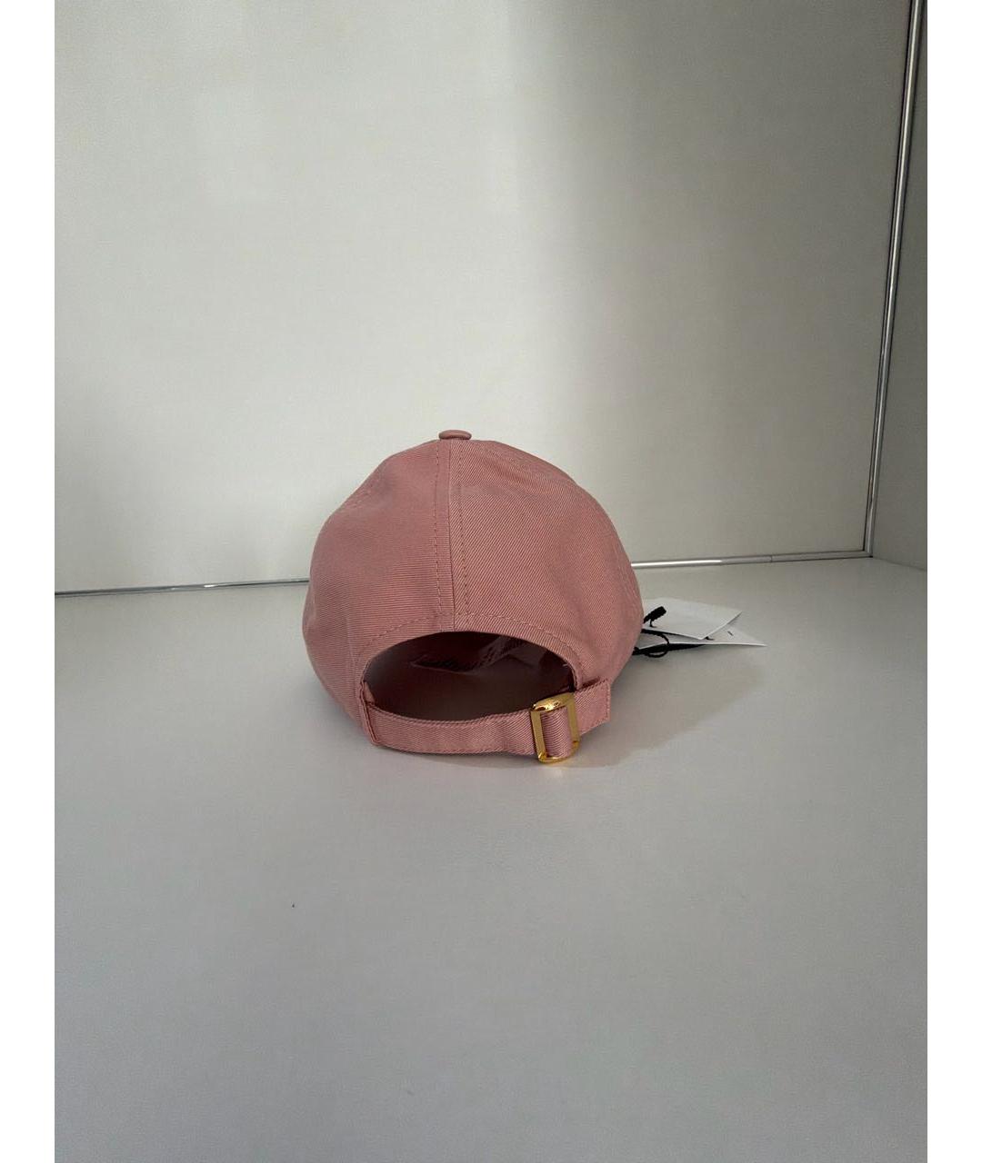 CELINE Розовая хлопковая кепка, фото 6