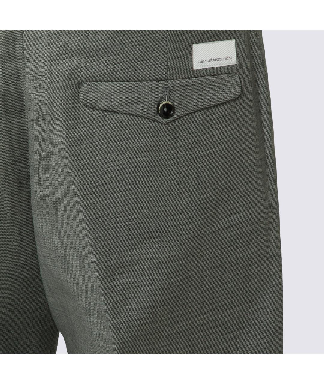 NINE IN THE MORNING Шерстяные повседневные брюки, фото 4