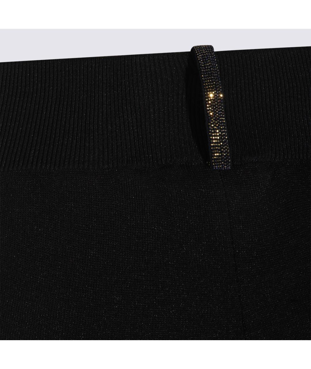 FABIANA FILIPPI Синие вискозные прямые брюки, фото 4