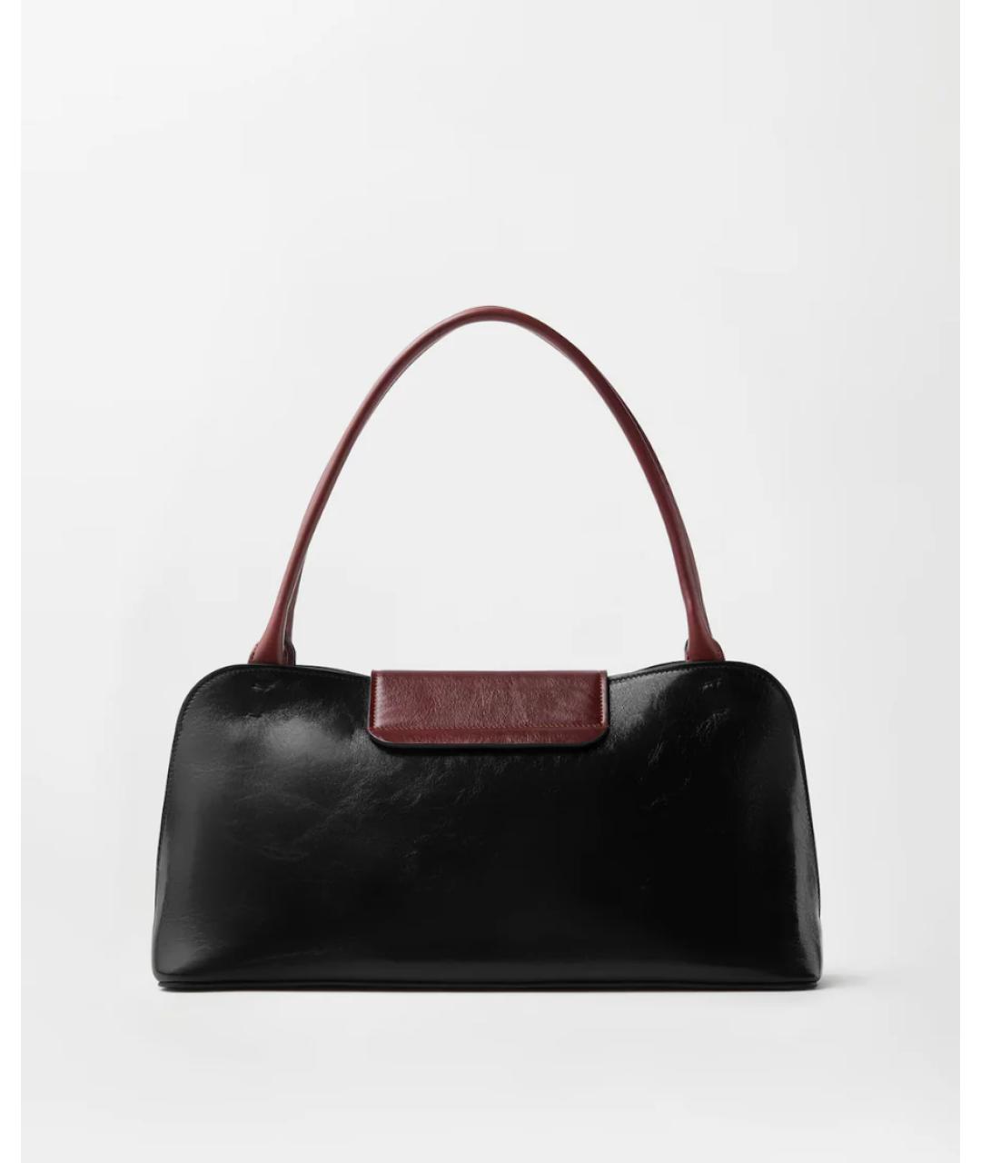 VERSACE Черная кожаная сумка через плечо, фото 3