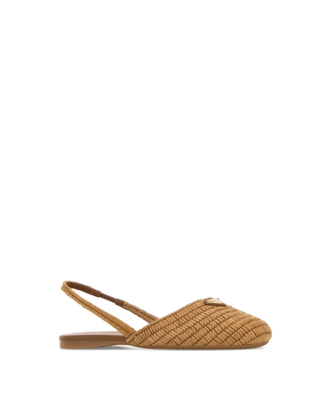 PRADA Бежевые балетки, фото 2