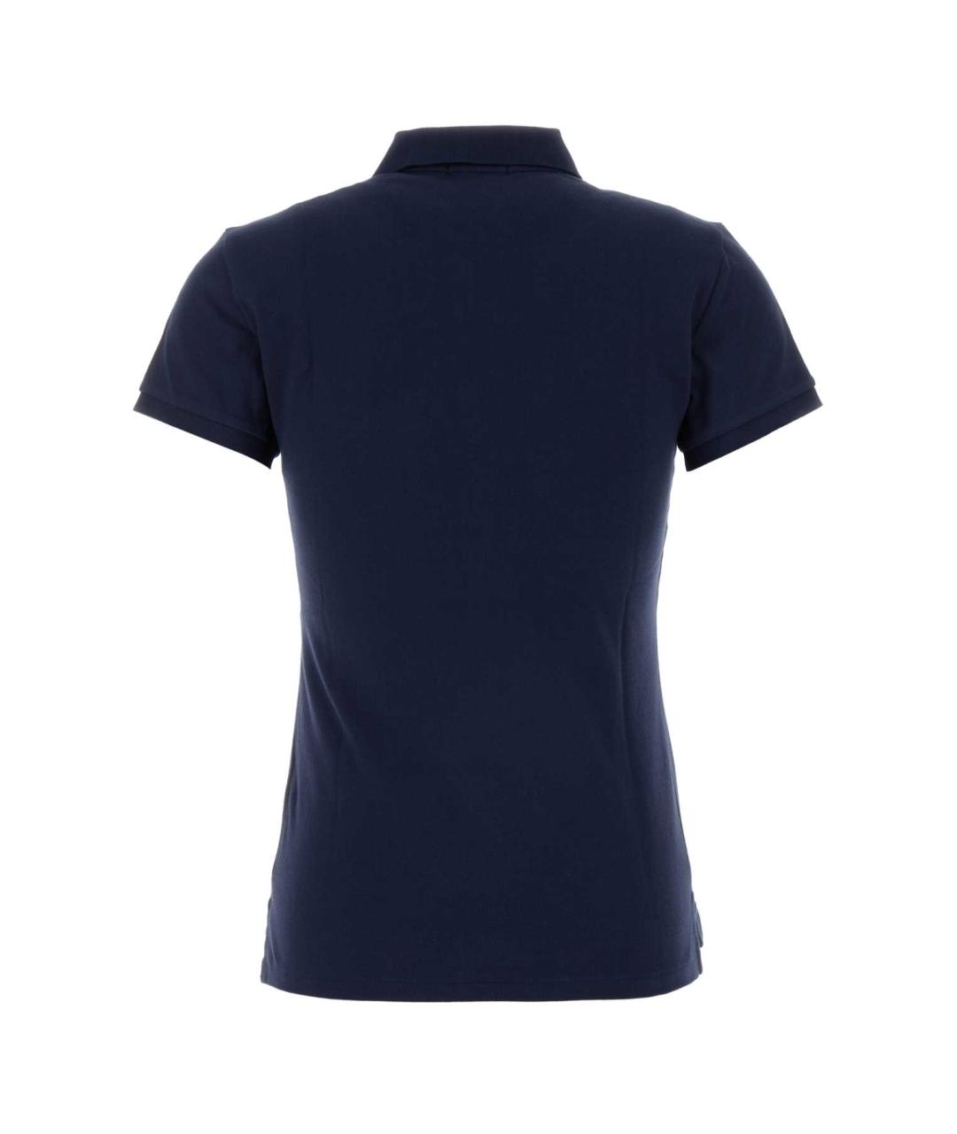 POLO RALPH LAUREN Синяя хлопковая футболка, фото 2