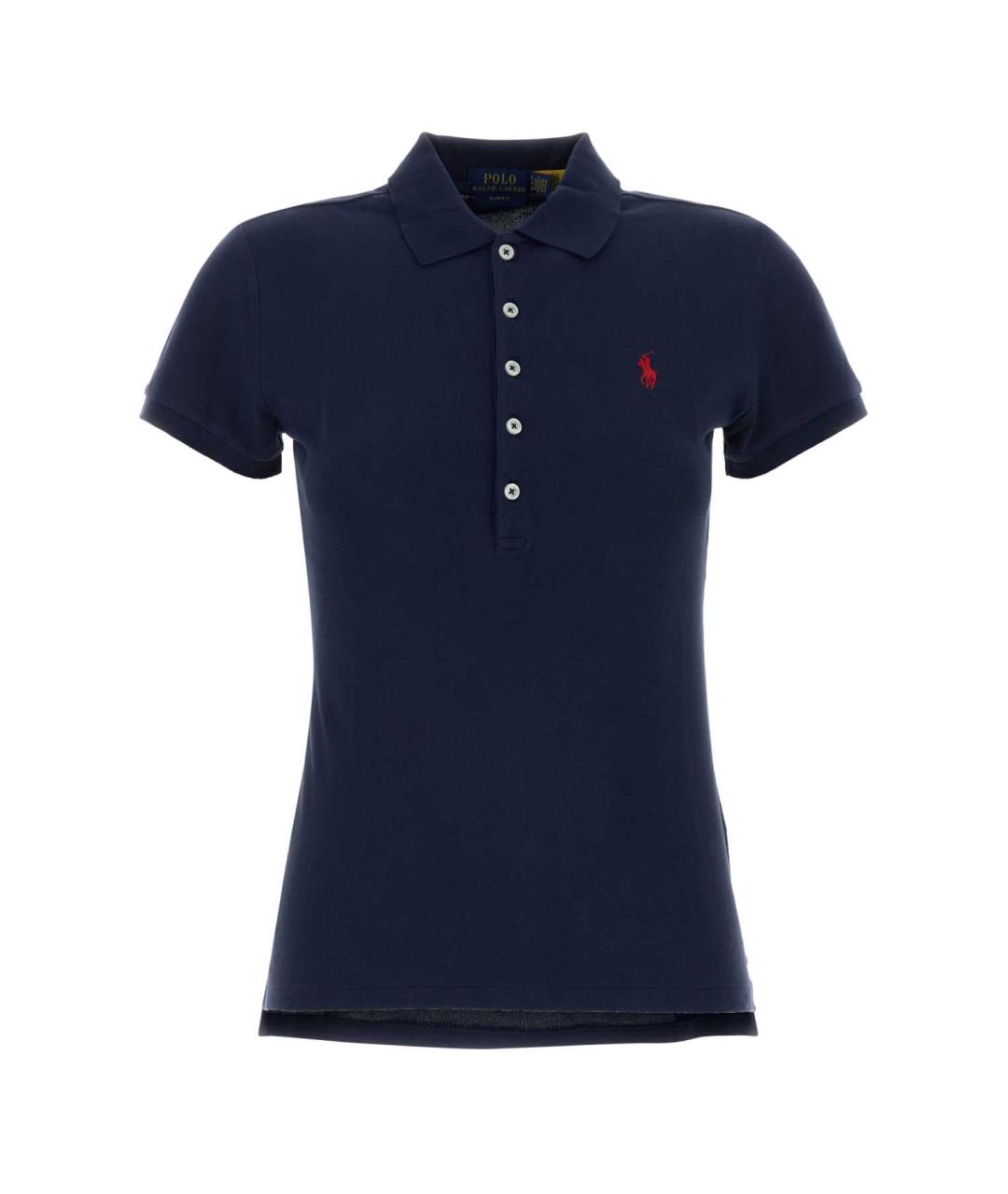 POLO RALPH LAUREN Синяя хлопковая футболка, фото 1