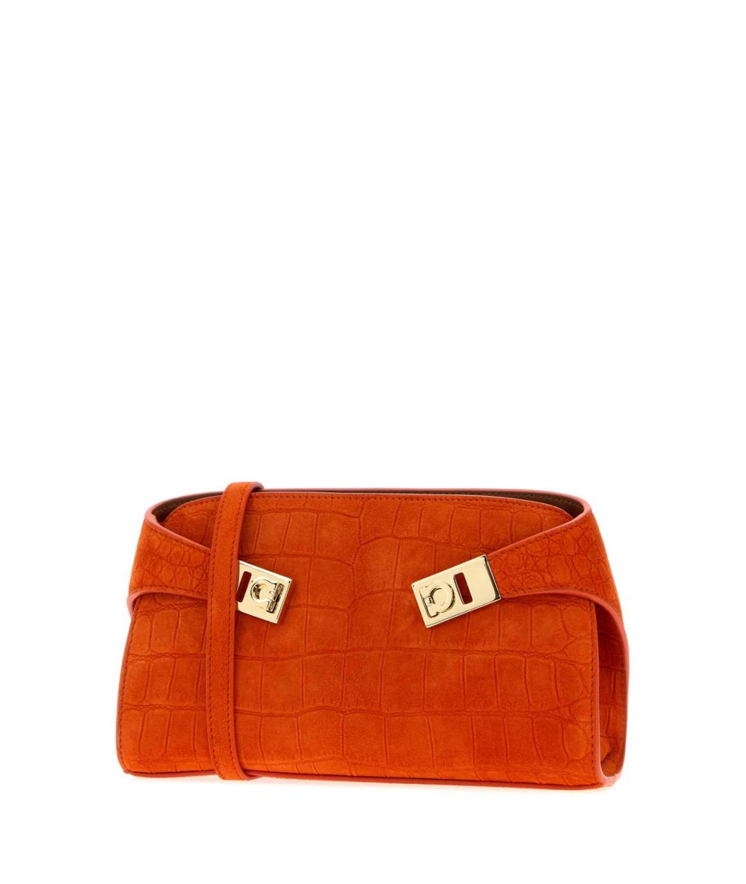 FERRAGAMO Коралловая сумка через плечо, фото 2