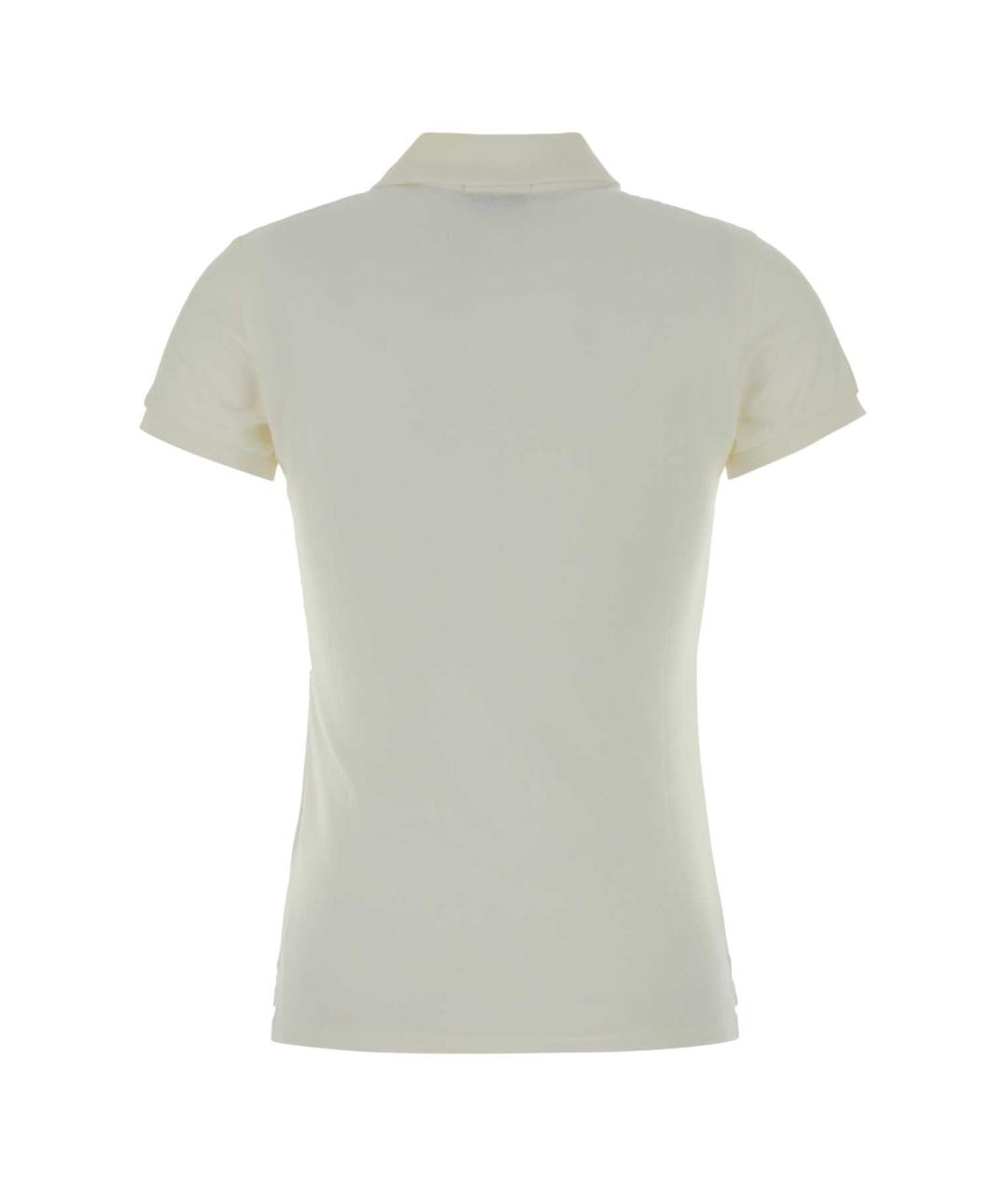 POLO RALPH LAUREN Белая хлопковая футболка, фото 2