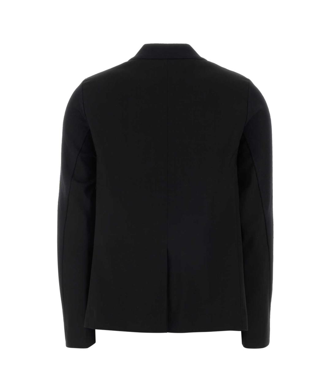 SACAI Черный хлопковый кардиган, фото 2