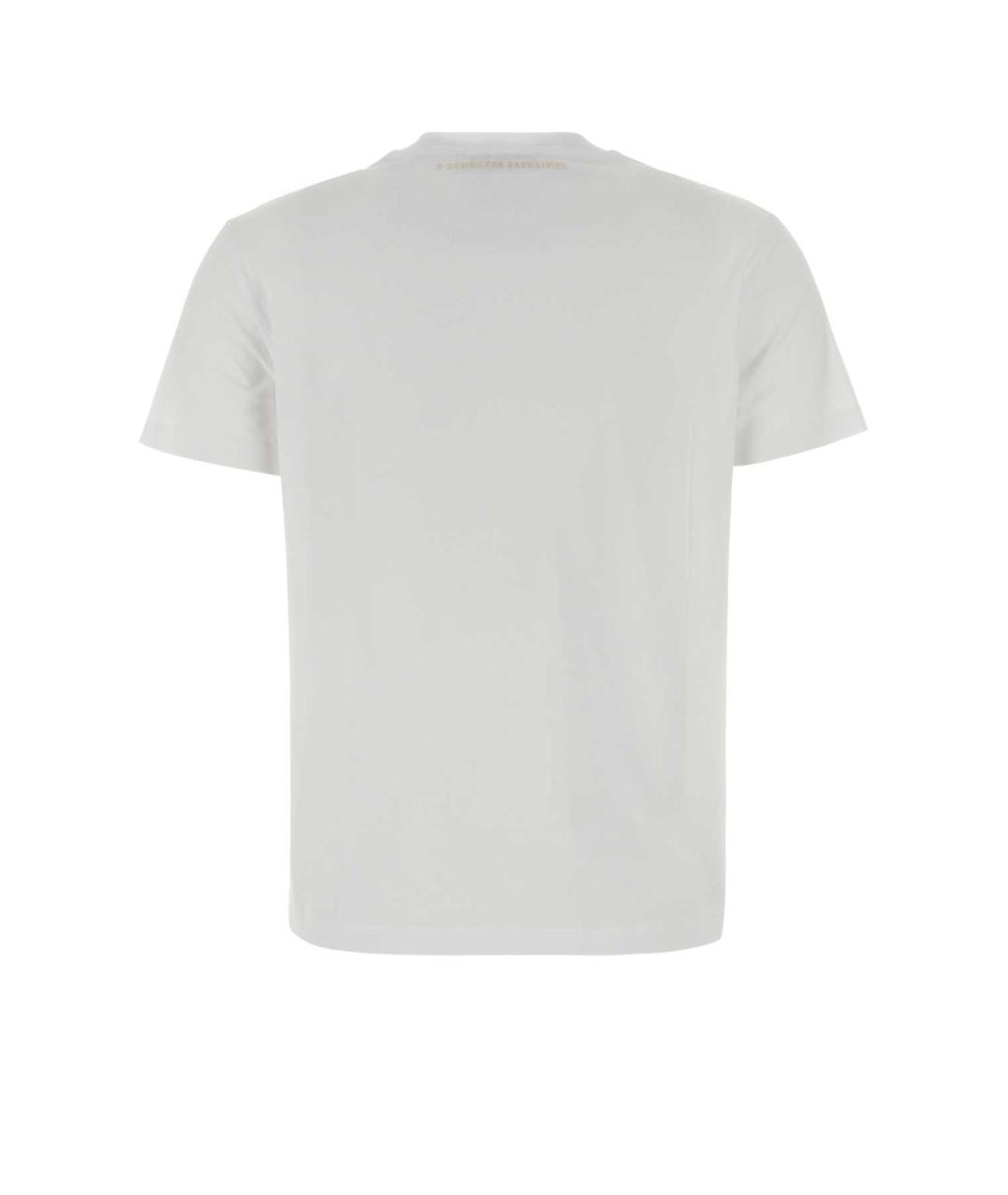 'S MAX MARA Белая хлопковая футболка, фото 2