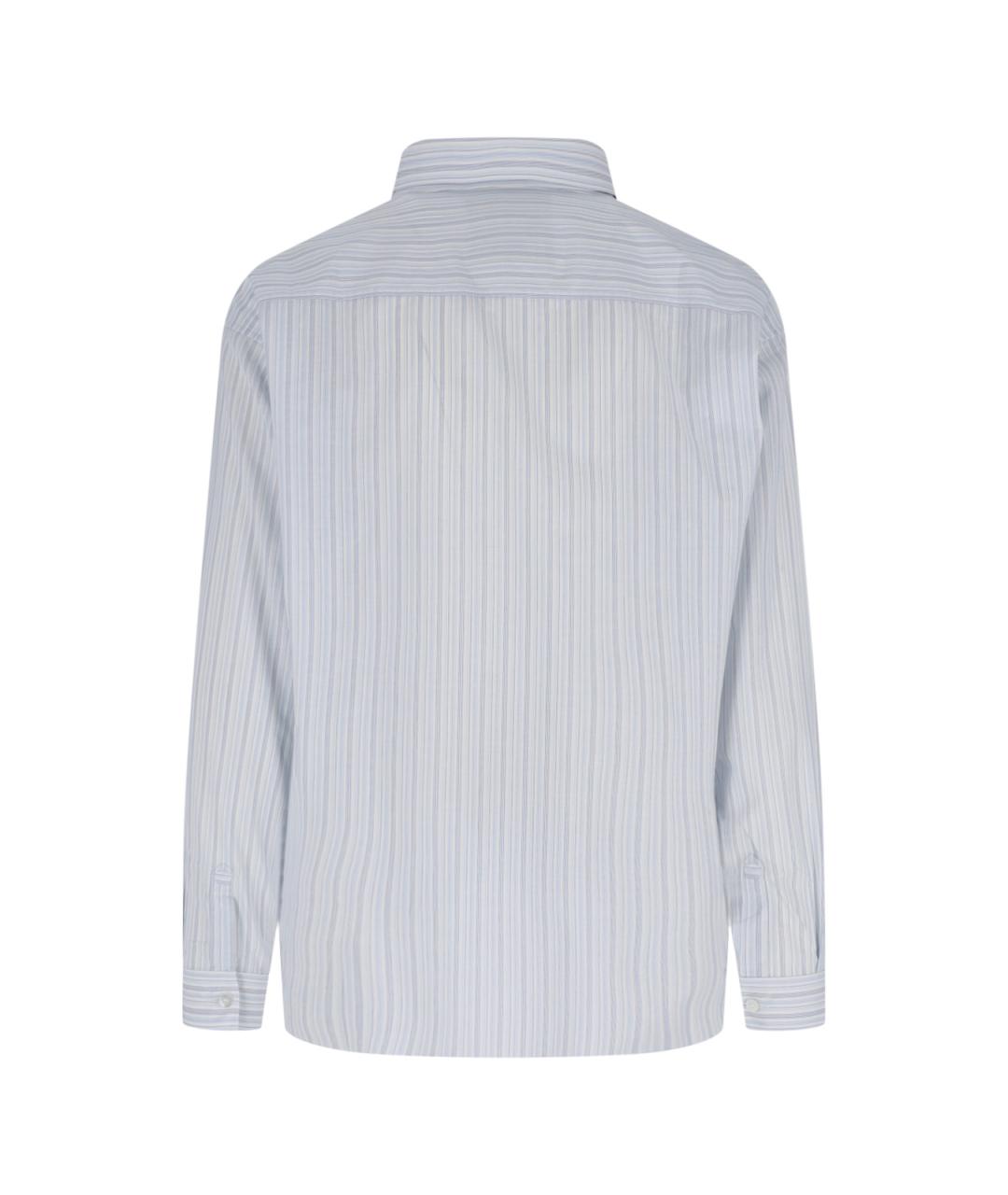 RANRA Синяя хлопковая кэжуал рубашка, фото 2