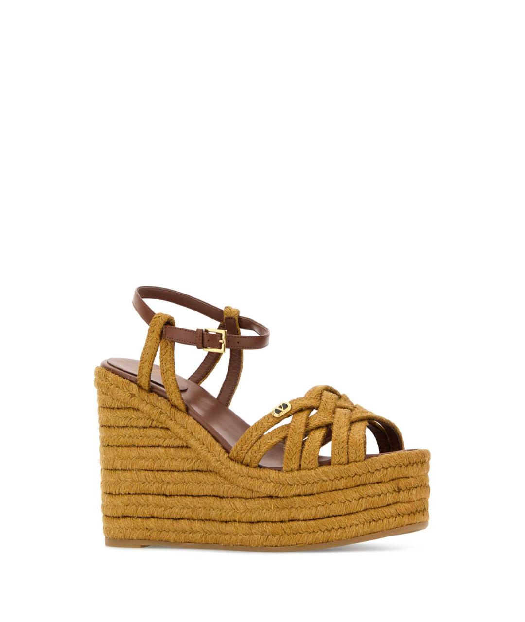 VALENTINO Горчичные босоножки, фото 2