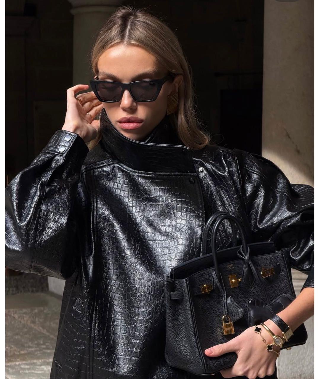 SAINT LAURENT Черные пластиковые солнцезащитные очки, фото 2