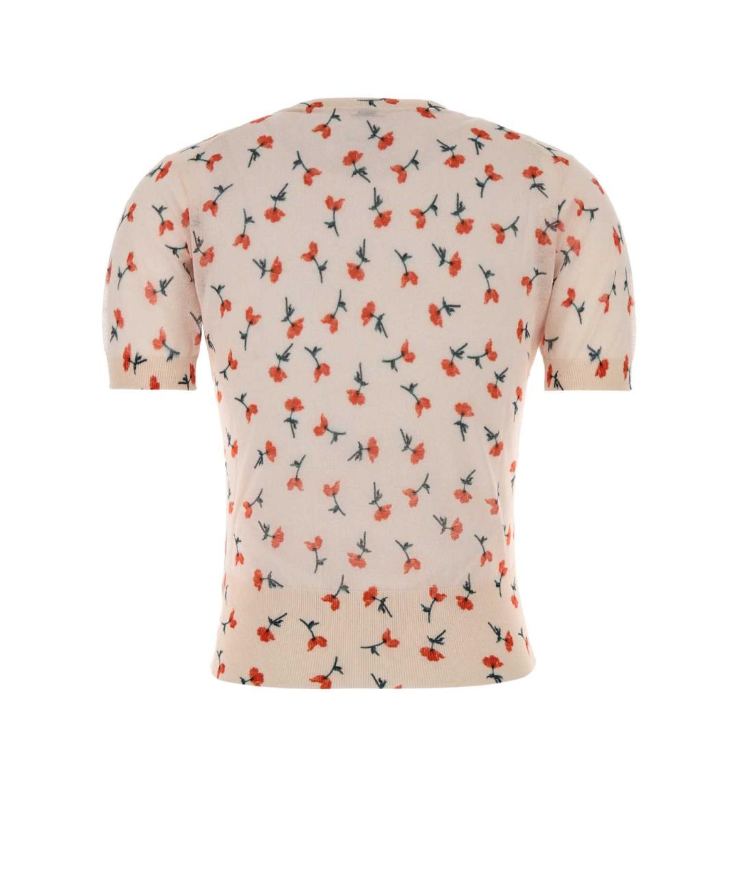 JIL SANDER Мульти хлопковая футболка, фото 2