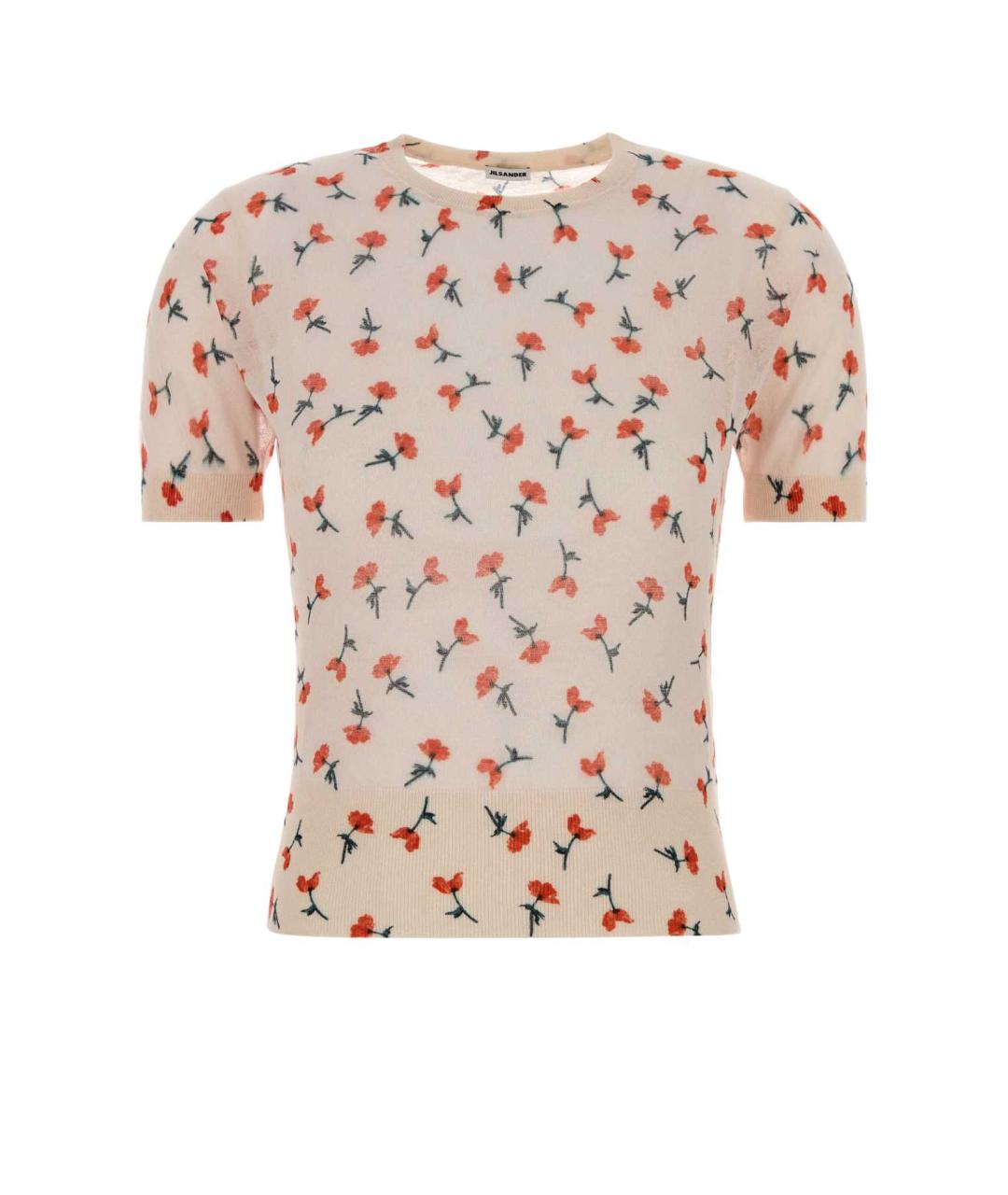 JIL SANDER Мульти хлопковая футболка, фото 1