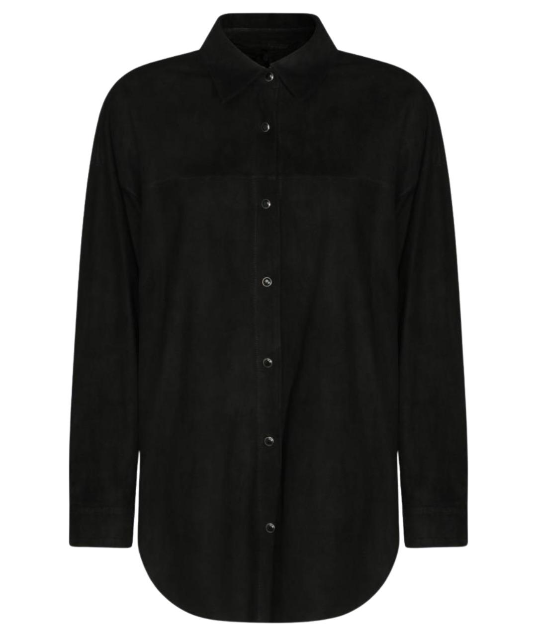 SANTORO Черная кожаная куртка, фото 1