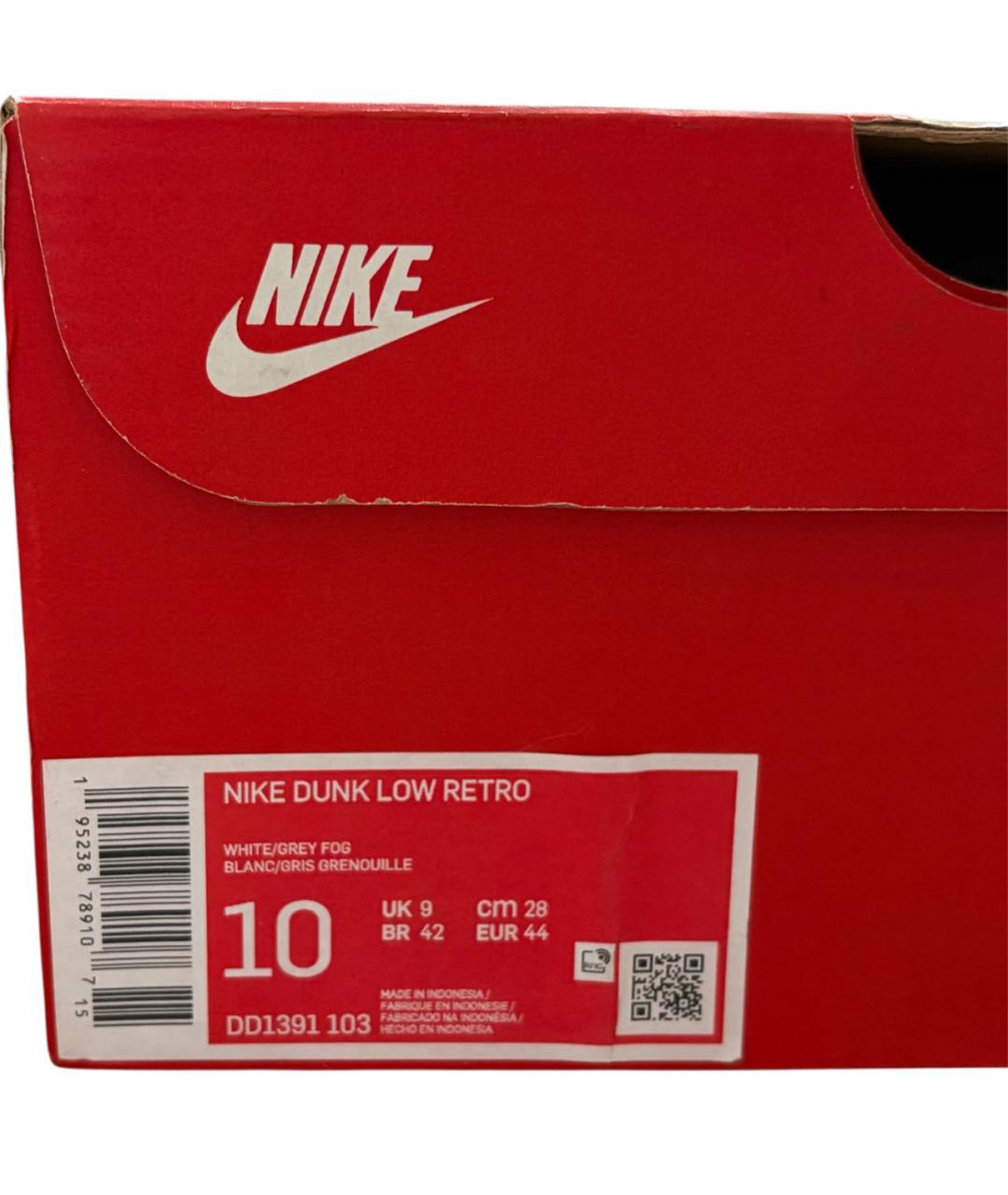 NIKE Серые кожаные низкие кроссовки / кеды, фото 6