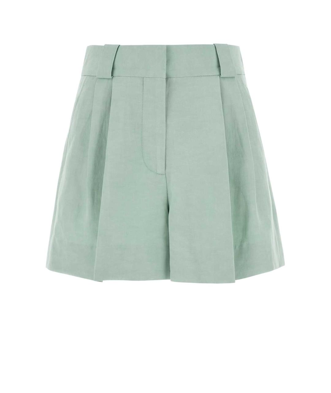 BLAZE MILANO Голубые шелковые шорты, фото 1