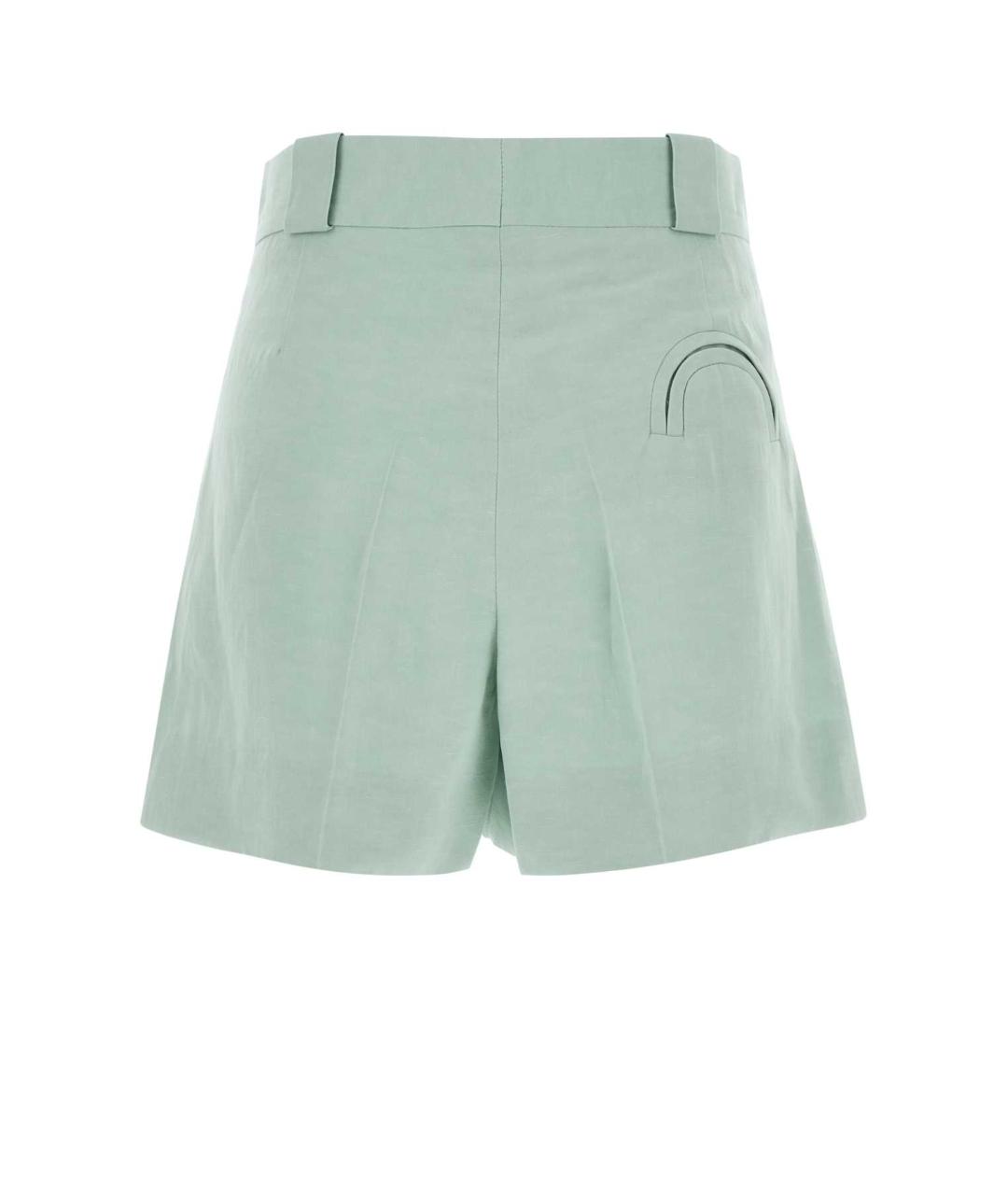 BLAZE MILANO Голубые шелковые шорты, фото 2