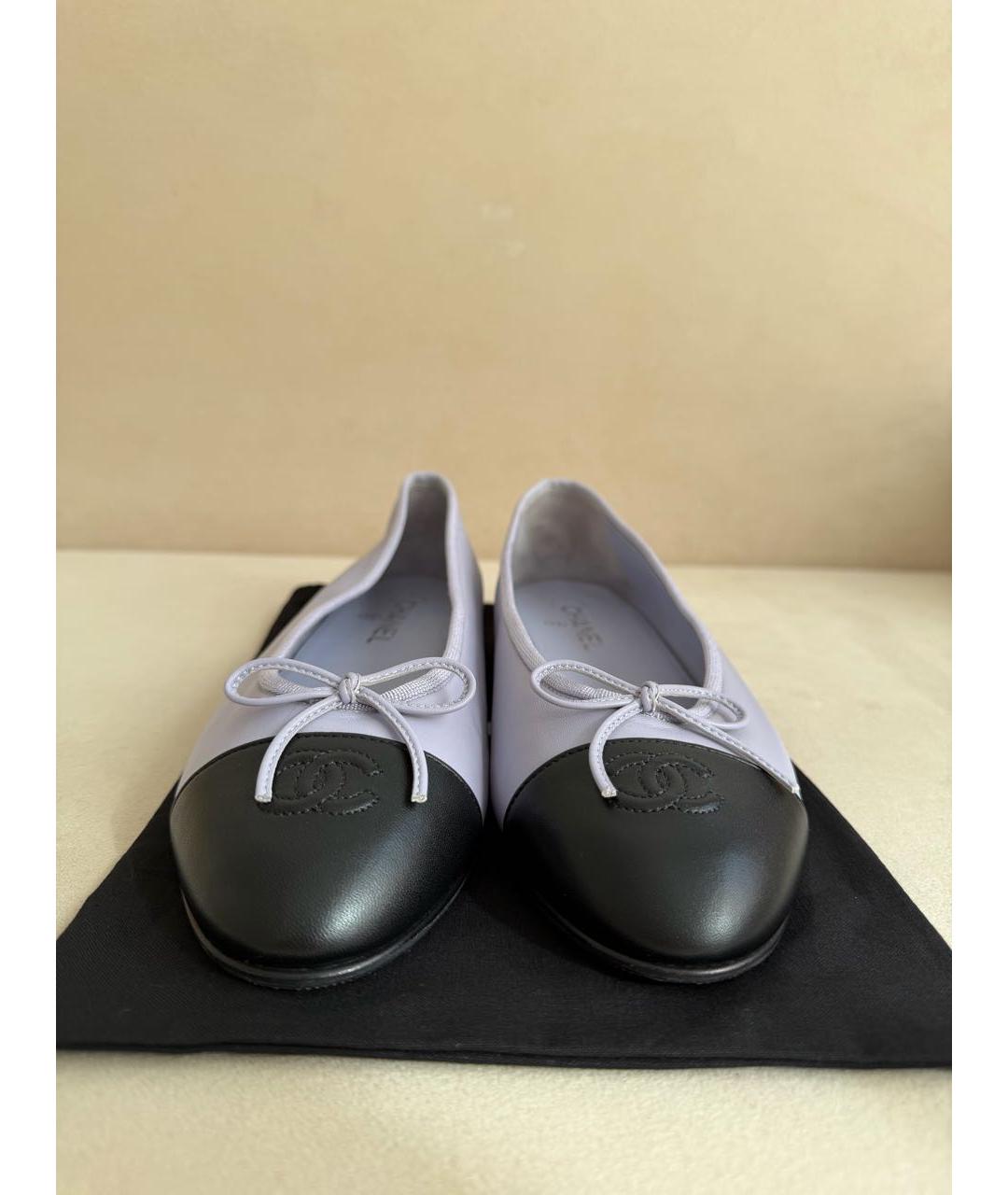 CHANEL Кожаные балетки, фото 2