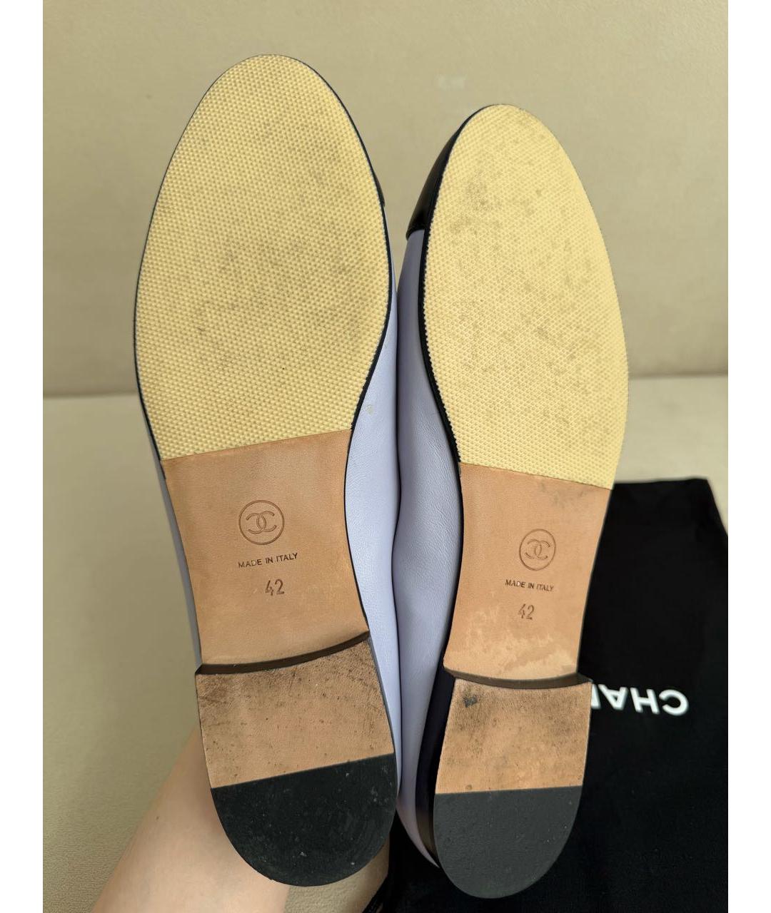 CHANEL Кожаные балетки, фото 5