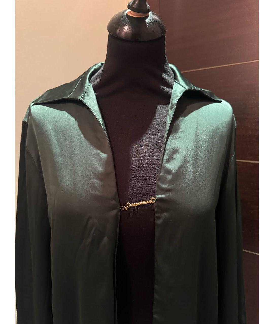 JACQUEMUS Зеленая вискозная блузы, фото 3