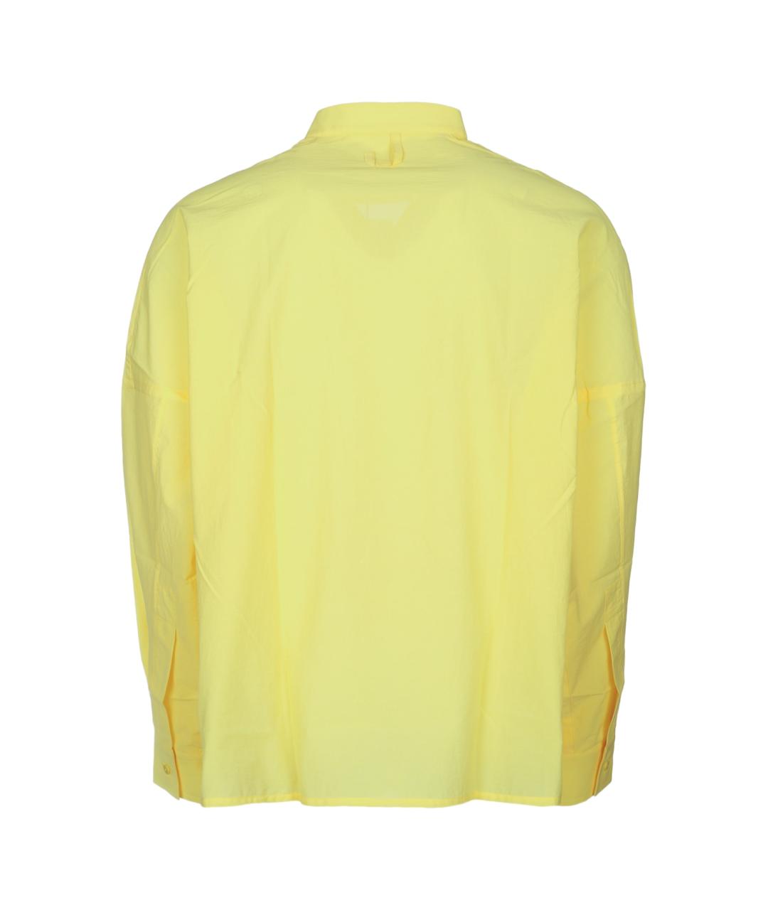 JACQUEMUS Желтая хлопковая кэжуал рубашка, фото 2