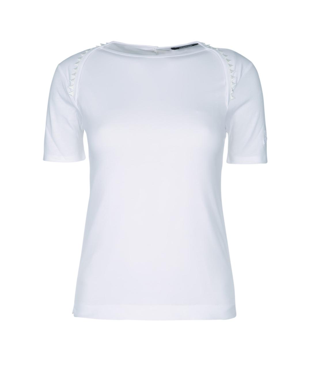 JACQUEMUS Белая хлопковая футболка, фото 1