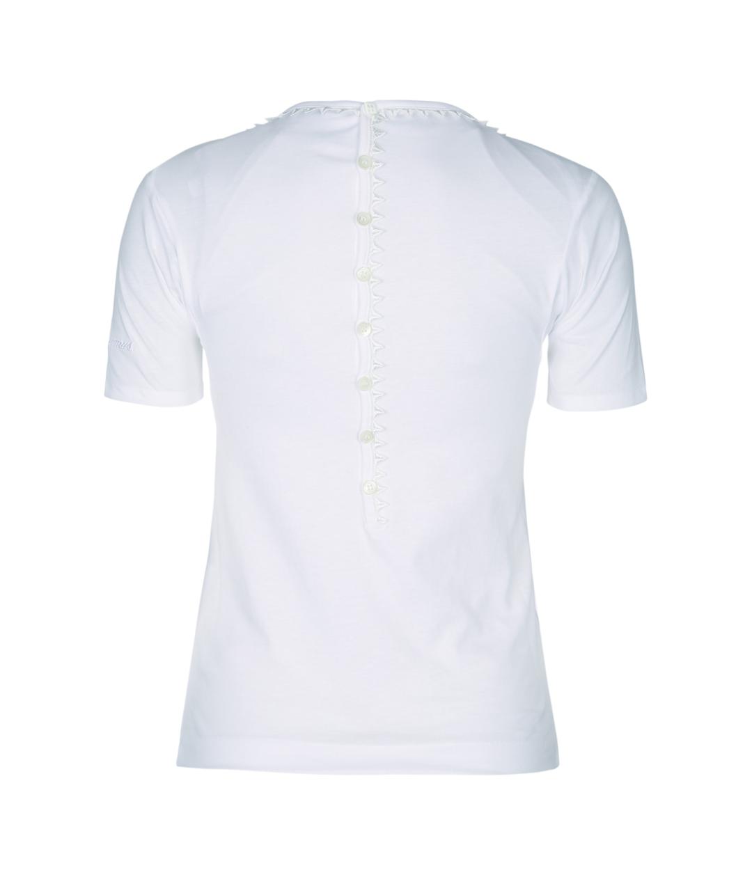 JACQUEMUS Белая хлопковая футболка, фото 2