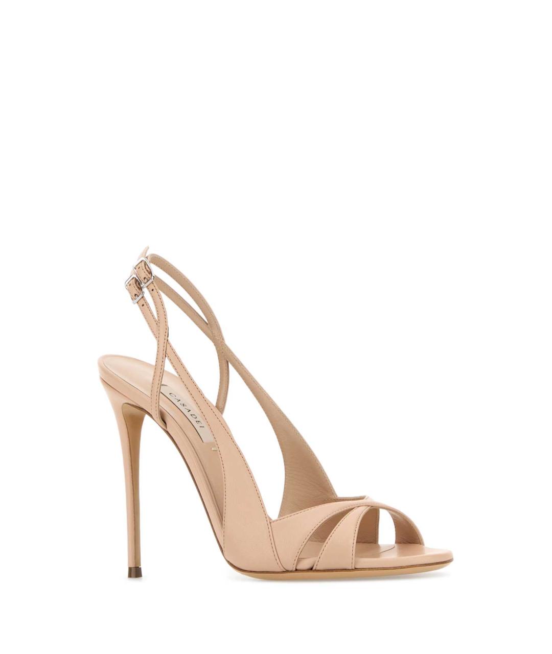 CASADEI Розовые кожаные босоножки, фото 2