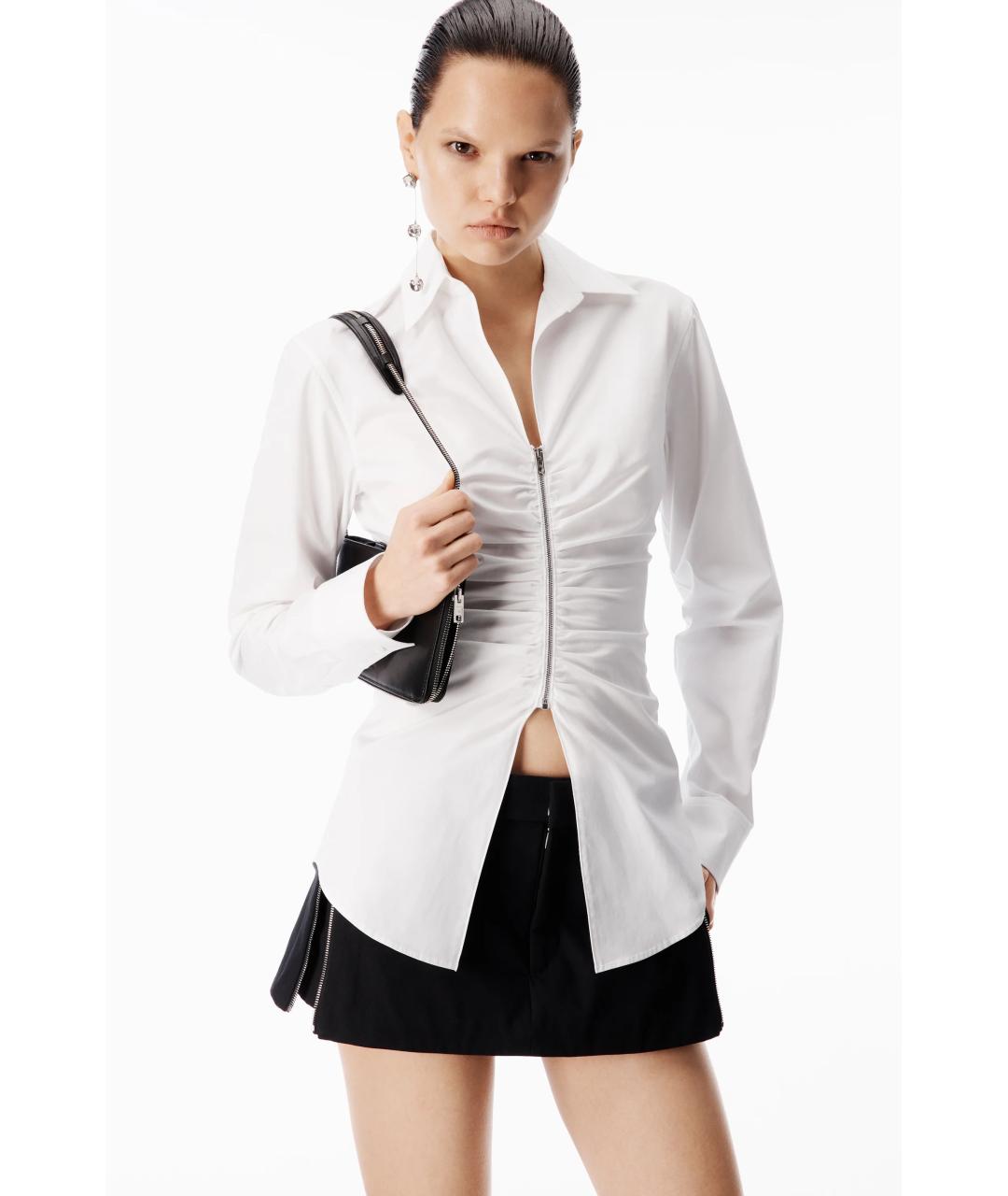 ALEXANDER WANG Белая хлопковая рубашка, фото 3