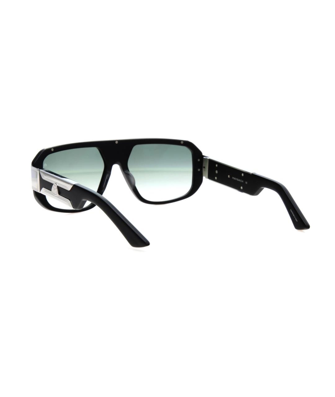 MAYBACH Черные пластиковые солнцезащитные очки, фото 4