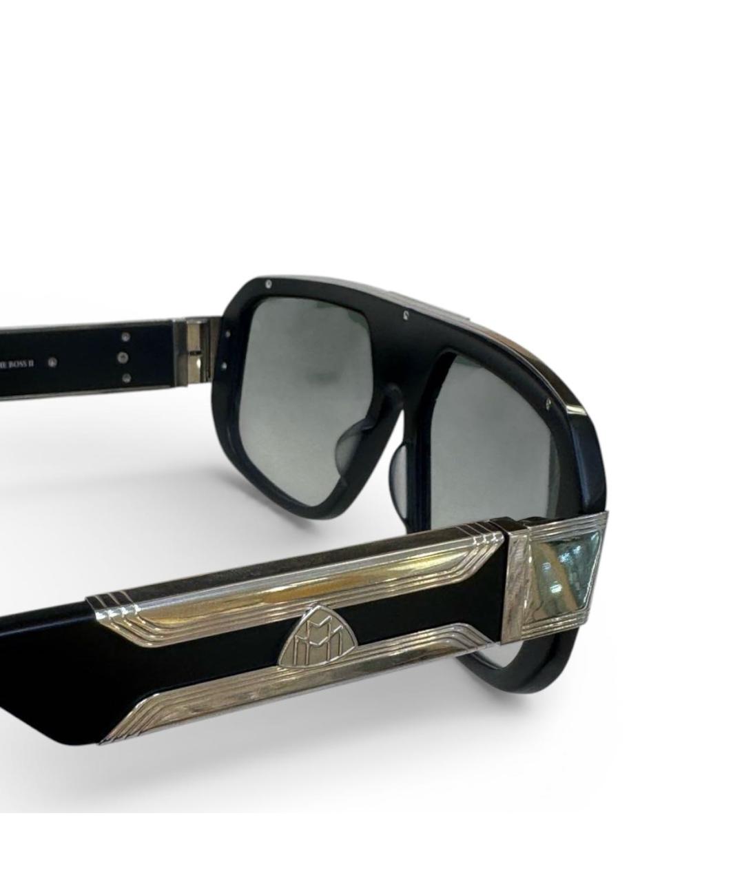 MAYBACH Черные пластиковые солнцезащитные очки, фото 5