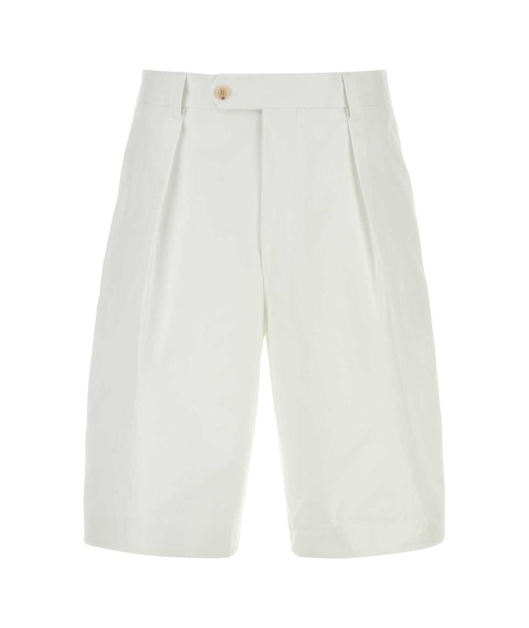 HUGO BOSS Белые хлопковые шорты, фото 1