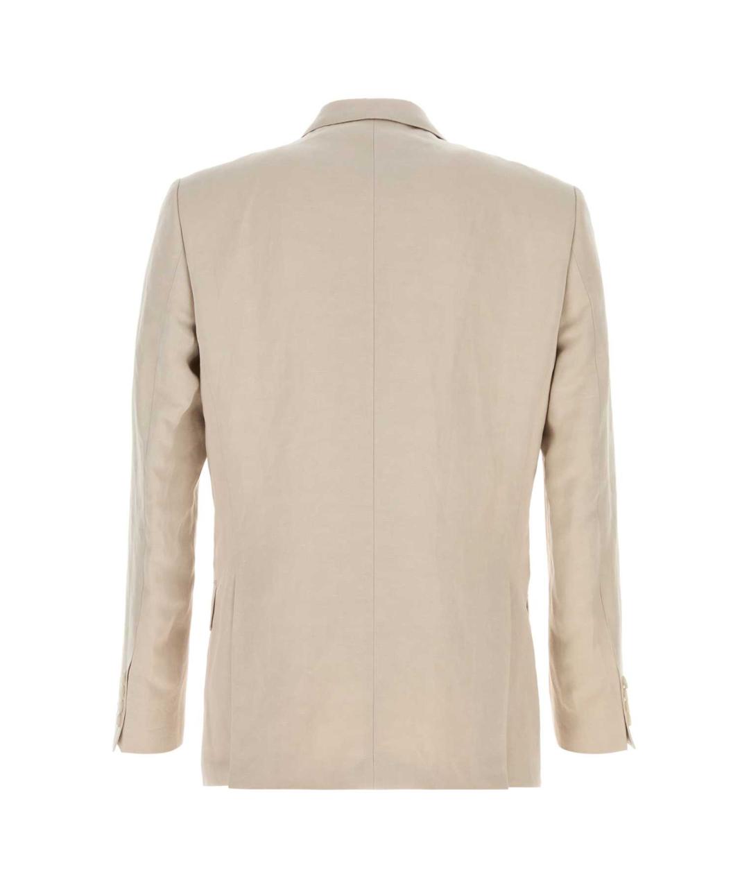 HUGO BOSS Бежевый льняной пиджак, фото 2